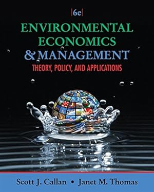 Seller image for Environmental Economics and Management : Theory, Policy, and Applications for sale by Pieuler Store