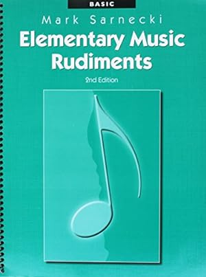 Seller image for TSR01 - Elementary Music Rudiments, 2nd Edition: Basic for sale by Pieuler Store