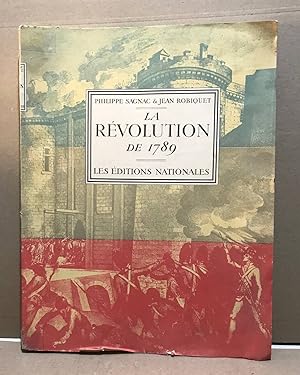 Imagen del vendedor de La rvolution de 1789 / tome 1 + tome 2 a la venta por librairie philippe arnaiz