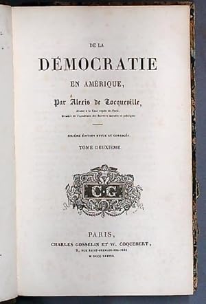 De la démocratie en Amérique, tome II