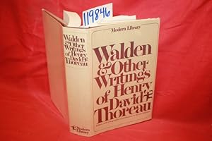 Seller image for Walden & Other Writings of Henry Davis Thoreau for sale by Princeton Antiques Bookshop