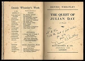 The Quest of Julian Day; A Novel