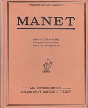 Immagine del venditore per Manet: 40 planches hors-texte en hliogravure venduto da librairie le Parnasse