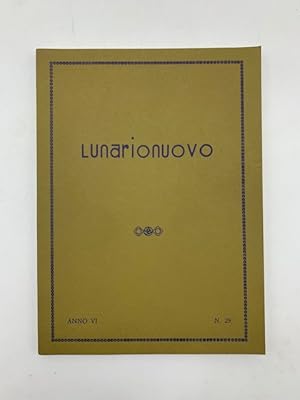 Lunarionuovo. Anno VI n. 29. Marzo-Aprile 1984