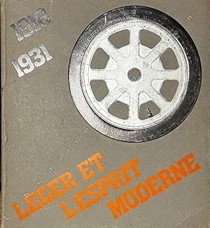 Imagen del vendedor de Lger et l'Esprit Moderne : Une alternative d'avant-garde  l'art non-objectif. a la venta por Librairie Chretien