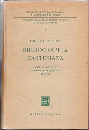 Bild des Verkufers fr Bibliographia Cartesiana zum Verkauf von Ammareal