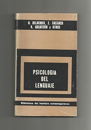 Bild des Verkufers fr Psicologa del lenguaje. zum Verkauf von Librera El Crabo