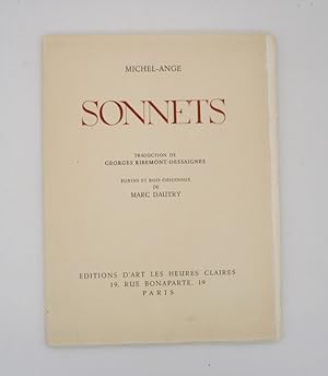 Sonnets (suite de burins et dessins sans le texte)