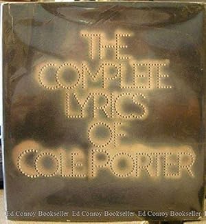 Imagen del vendedor de The Complete Lyrics of Cole Porter a la venta por Pieuler Store