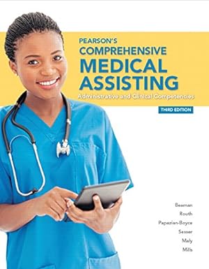Seller image for Pearson's Comprehensive Medical Assisting (3rd Edition) for sale by Pieuler Store