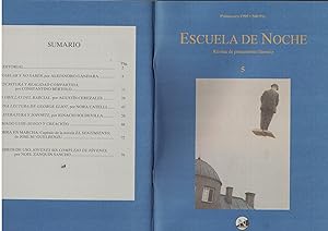 Imagen del vendedor de ESCUELA DE NOCHE. Revista de pensamiento literario. N 5. Primavera 1995 a la venta por Librera Torren de Rueda