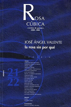 Imagen del vendedor de ROSA CBICA. Revista de poesa. Nms. 21/22. 2000/2001. a la venta por Librera Torren de Rueda