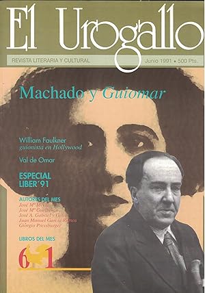 Imagen del vendedor de EL UROGALLO. Revista literaria y Cultura. Nm. 61. Junio 1991. a la venta por Librera Torren de Rueda