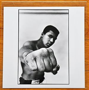 SIGNED - THOMAS HOEPKER MUHAMMAD ALI SHOWING OFF HIS RIGHT FIST, CHICAGO, 1966 - LTD 6"x6" MAGNUM...