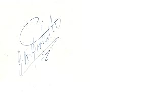 Gen. James H. Doolittle signed card