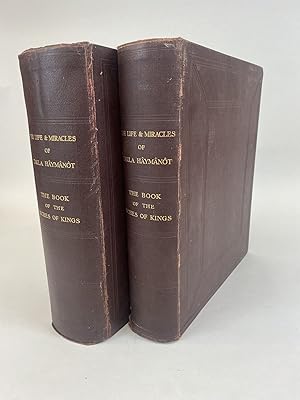 Image du vendeur pour THE LIFE OF TAKLA HAYMANOT IN THE VERSION OF DABRA LIBANOS, AND THE MIRACLES OF TAKLA HAYMANOT IN THE VERSION OF DABRA LIBANOS, AND THE BOOK OF THE RICHES OF KINGS. [Two Volumes] mis en vente par Second Story Books, ABAA