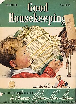 Seller image for Good Housekeeping NOVEMBER 1939 for sale by Rose City Books