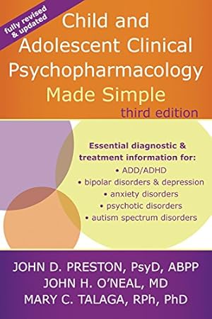 Seller image for Child and Adolescent Clinical Psychopharmacology Made Simple for sale by Pieuler Store
