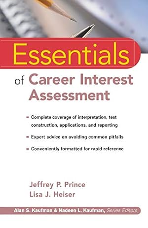 Seller image for Essentials of Career Interest Assessment for sale by Pieuler Store