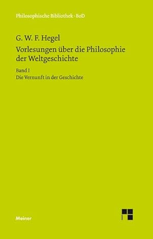 Imagen del vendedor de Vorlesungen ber die Philosophie der Weltgeschichte a la venta por BuchWeltWeit Ludwig Meier e.K.