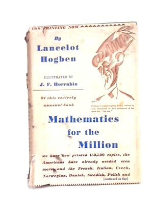 Seller image for Mathematics for the Million for sale by World of Rare Books