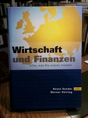 Seller image for Wirtschaft und Finanzen. Alles, was sie wissen mssen. for sale by Antiquariat Thomas Nonnenmacher