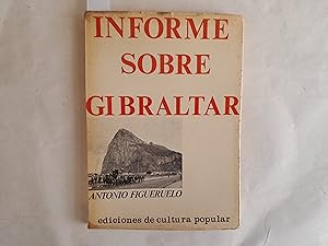 Imagen del vendedor de Informe sobre Gibraltar. a la venta por Librera "Franz Kafka" Mxico.