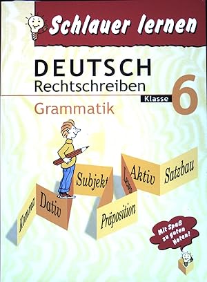 Seller image for Schlauer lernen : Deutsch Rechtschreiben, Grammatik Klasse 6. for sale by books4less (Versandantiquariat Petra Gros GmbH & Co. KG)