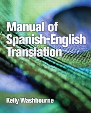 Seller image for Manual of Spanish-English Translation for sale by Pieuler Store