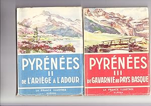 Seller image for La France Illustre: 2 Bnde: Pyrnes II (De L'Arige a L'Adour) und Pyrnes III (De Gavarnie Au Pays Basque). Photos de Jean Roubier. for sale by Elops e.V. Offene Hnde