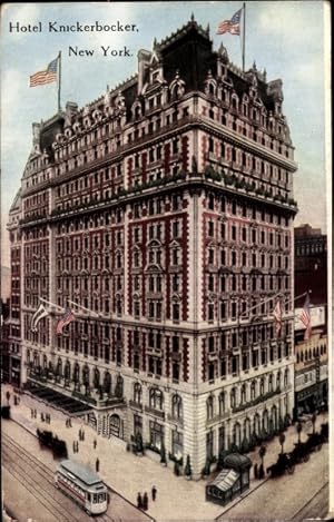 Seller image for Ansichtskarte / Postkarte New York City USA, Hotel Knickerbocker for sale by akpool GmbH