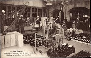 Image du vendeur pour Ansichtskarte / Postkarte Dijon Cte d'Or, Bourgogne, Collection A, Maison Paul Court, Habillage et emballage des bouteille mis en vente par akpool GmbH