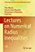 Seller image for Lectures on Numerical Radius Inequalities (Infosys Science Foundation Series) [Hardcover ] for sale by booksXpress