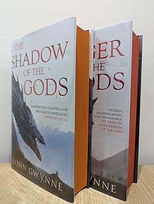 The Bloodsworn Saga: The Shadow of the Gods; The Hunger of the Gods (Signed First Edition with sp...