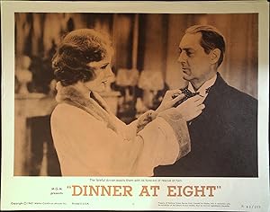 Seller image for Dinner at Eight Lot of Four Lobby Cards 1962 John & Lionel Barryore, Wallace Beery for sale by AcornBooksNH