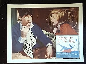 Image du vendeur pour Nothing But the Best Lot of Two Lobby Cards 1964 Alan Bates, Denholm Elliot mis en vente par AcornBooksNH