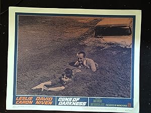 Image du vendeur pour Guns of Darkness Lot of Six Lobby Cards 1962 Leslie Caron, David Niven mis en vente par AcornBooksNH