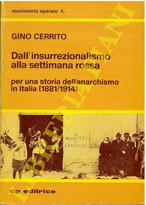 Dall'insurrezionalismo alla settimana rossa (per una storia dell'anarchismo in Italia, 1881-1914).