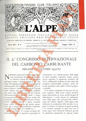 Il 2° Congresso Internazionale del Carbonio Carburante (Milano, 1-7 ottobre 1932-X).