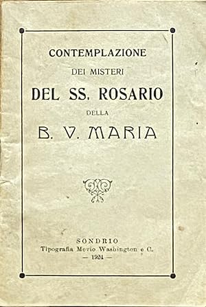 Seller image for Contemplazione dei misteri del SS. Rosario della B. V. Maria for sale by FABRISLIBRIS