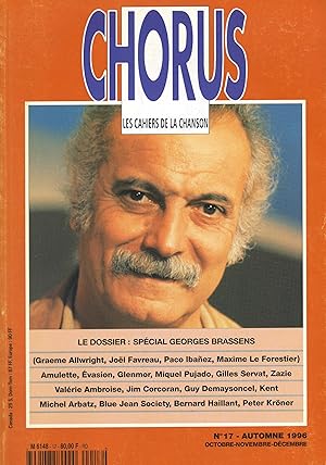Magazine "Chorus" numéro 17 : "Spécial Georges Brassens" (et également Graeme Allwright, Joël Fav...