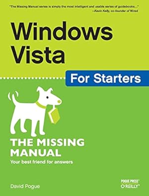 Image du vendeur pour Windows Vista for Starters: The Missing Manual mis en vente par WeBuyBooks