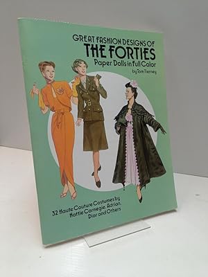 Great Fashion Designs of the Forties Paper Dolls: 32 Haute Couture Costumes by Hattie Carnegie, A...