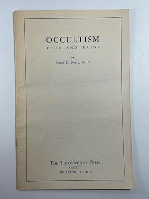 Seller image for Occultism: True and False for sale by BookEnds Bookstore & Curiosities