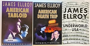 Seller image for Trilogie complte Underworld USA : American Tablod - American Death Trip - Underworld USA. ( Avec 2 ddicaces de James Ellroy au journaliste Alexandre Fillon ). for sale by Librairie Victor Sevilla