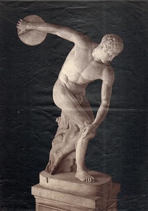 Vatican Museo Vaticano Discobolus Mirone Old Photo Verzaschi 1875