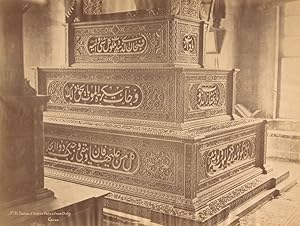 Egypt Cairo Ibrahim Pacha Tomb Old Photo Sebah 1875