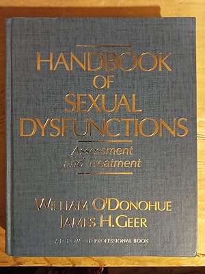 Imagen del vendedor de Handbook of Sexual Dysfunctions: Assessment and Treatment a la venta por Singing Pebble Books