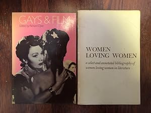 Immagine del venditore per Women Loving Women & Gays & Film (2 books) A select and annotated bibliography of women loving women in literature venduto da The Groaning Board