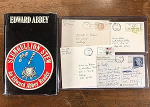 Slumgullion Stew - An Edward Abbey Reader [with handwritten postcards and letter by Ed Abbey]